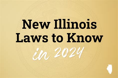 300 new Illinois laws take effect in 2024 - Here are five worth knowing